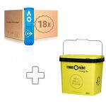 Pelotas De Tenis Dunlop 18 x Australian Open 4 PET mit Balleimer eckig