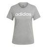 Linear Camiseta De Manga Corta Mujeres-Gris
