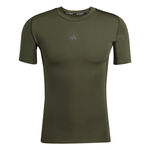 Ropa adidas adidas TF Camiseta de manga corta Hombres-verde oscuro