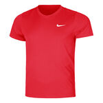 Ropa Nike Nike Court Dry Victory Camiseta De Manga Corta Hombres-Rojo,Blanco
