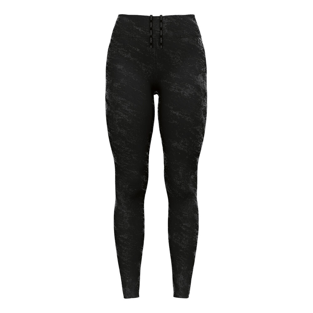 Odlo Zeroweight Print Reflective Mallas Para Correr Mujeres - Negro