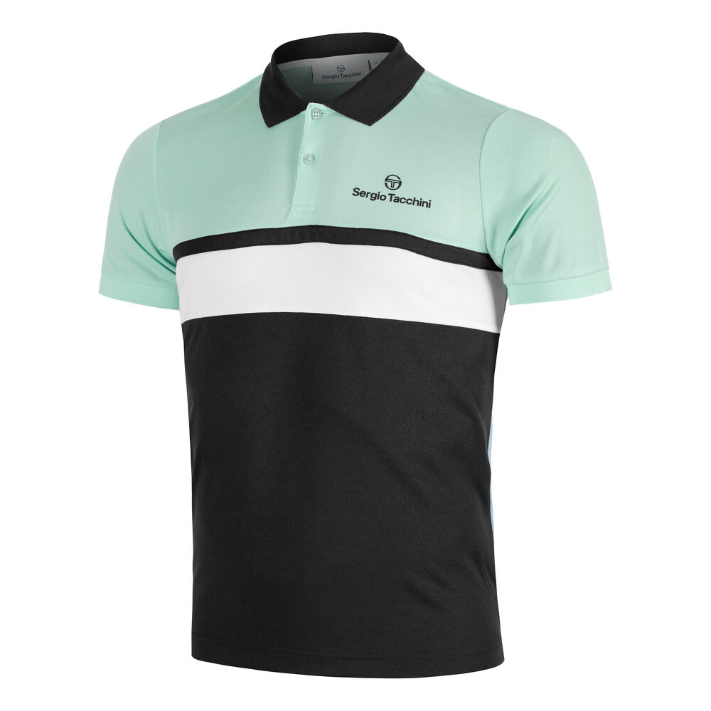 Sergio Tacchini Elfetta Polo Hombres - Verde Claro, Negro