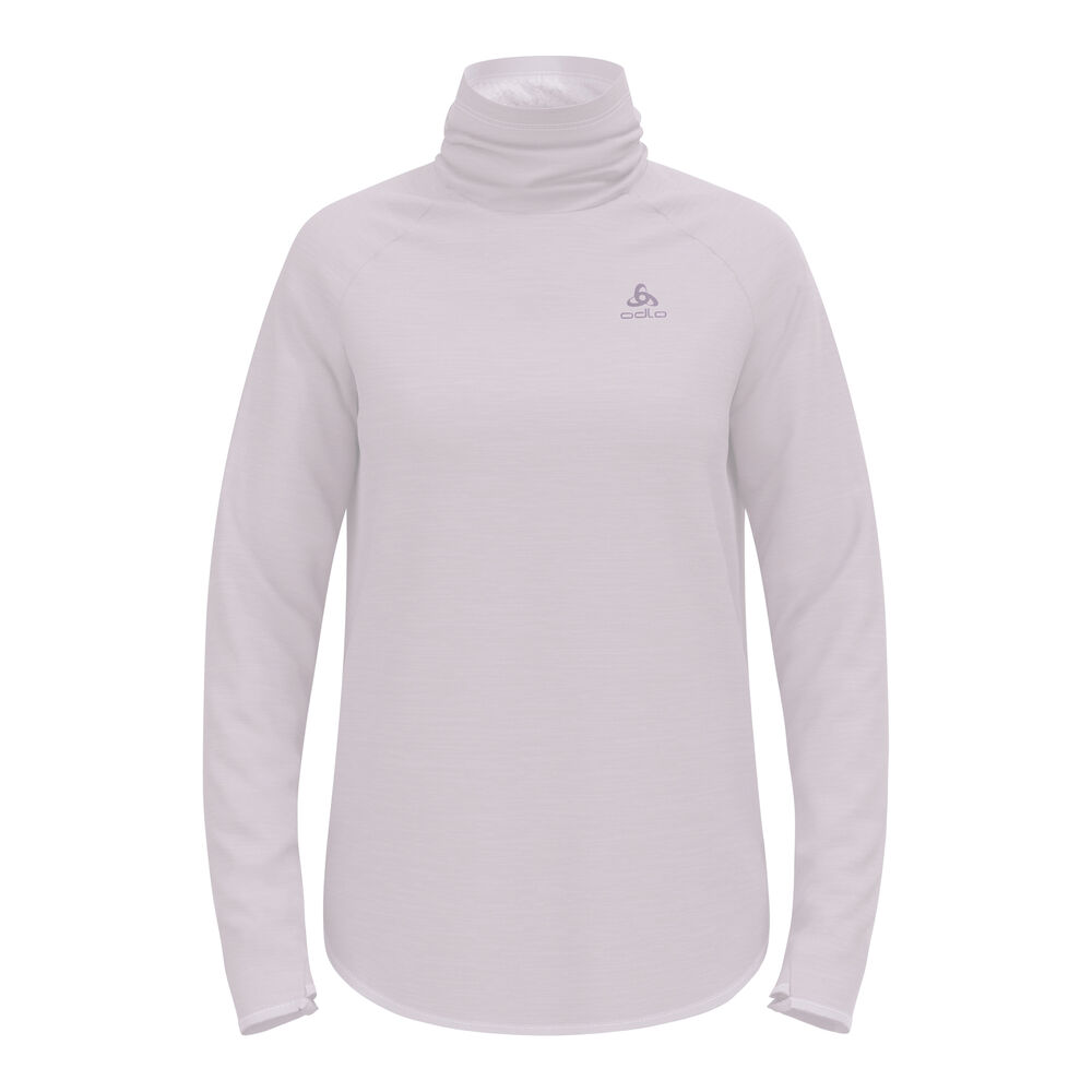 Odlo Essential Thermal Mid Layer Camiseta De Running Mujeres-Lila