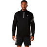 Icon 1/2 Zip Camiseta de running Hombres-negro, beige