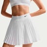 Dri-Fit Victory High Rise Pleated Falda Mujeres-blanco
