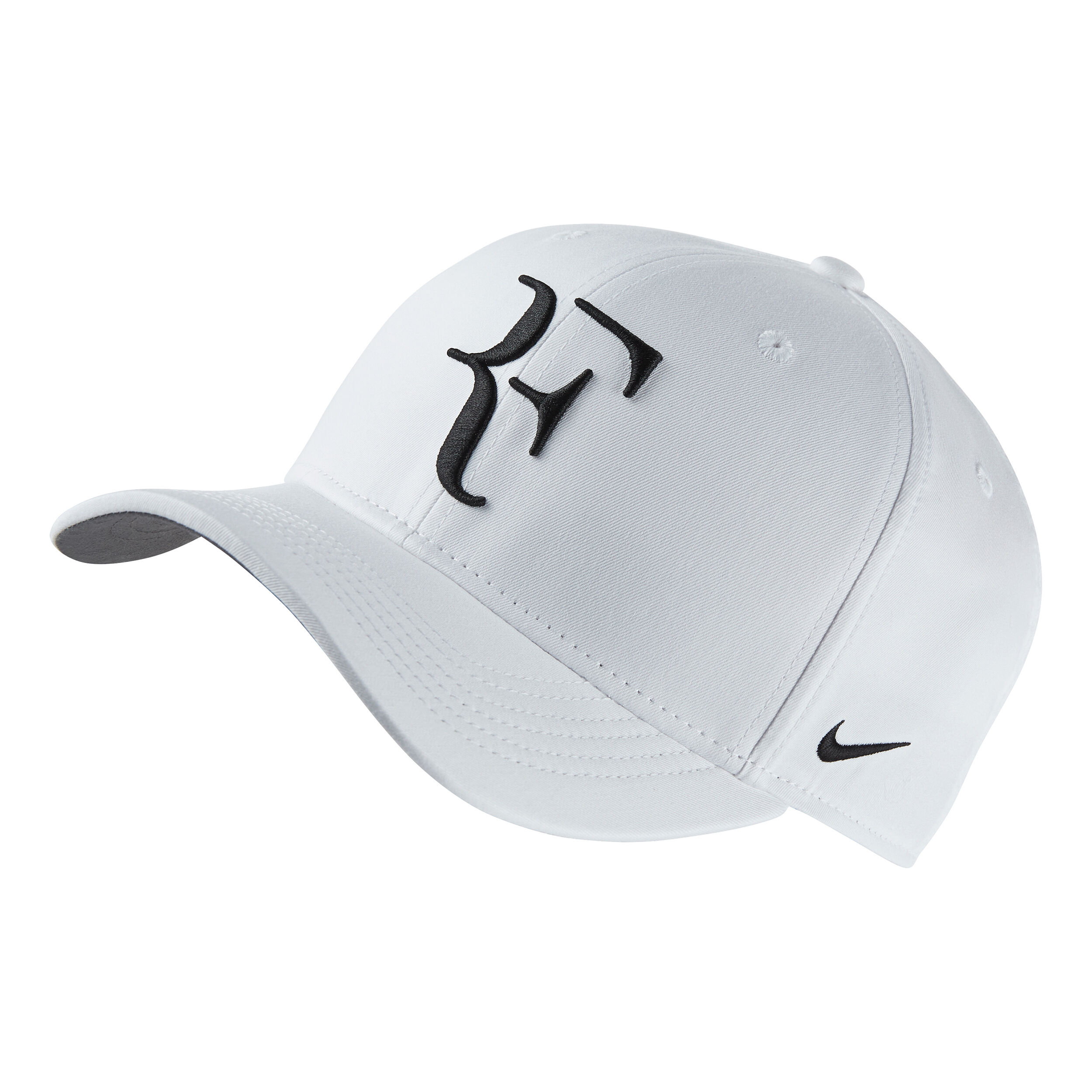 Roger Federer Aerobill CLC99 Tennis Gorra Hombres Blanco Gris