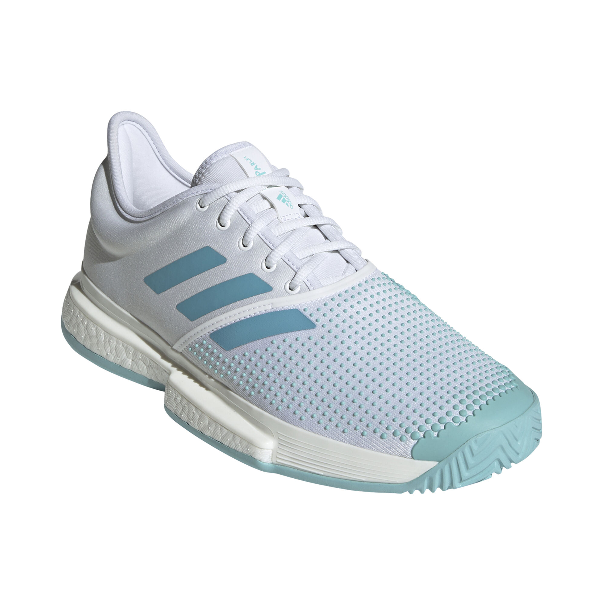 los padres de crianza Temporada Registrarse adidas SoleCourt Boost X Parley Zapatilla Todas Las Superficies Hombres -  Blanco, Mint compra online | Tennis-Point