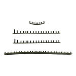 Accesorios para raquetas Tecnifibre Tecnifibre T-Fight TF-40 16/19 Khaki Juego De Cintas Con Ojales-Negro