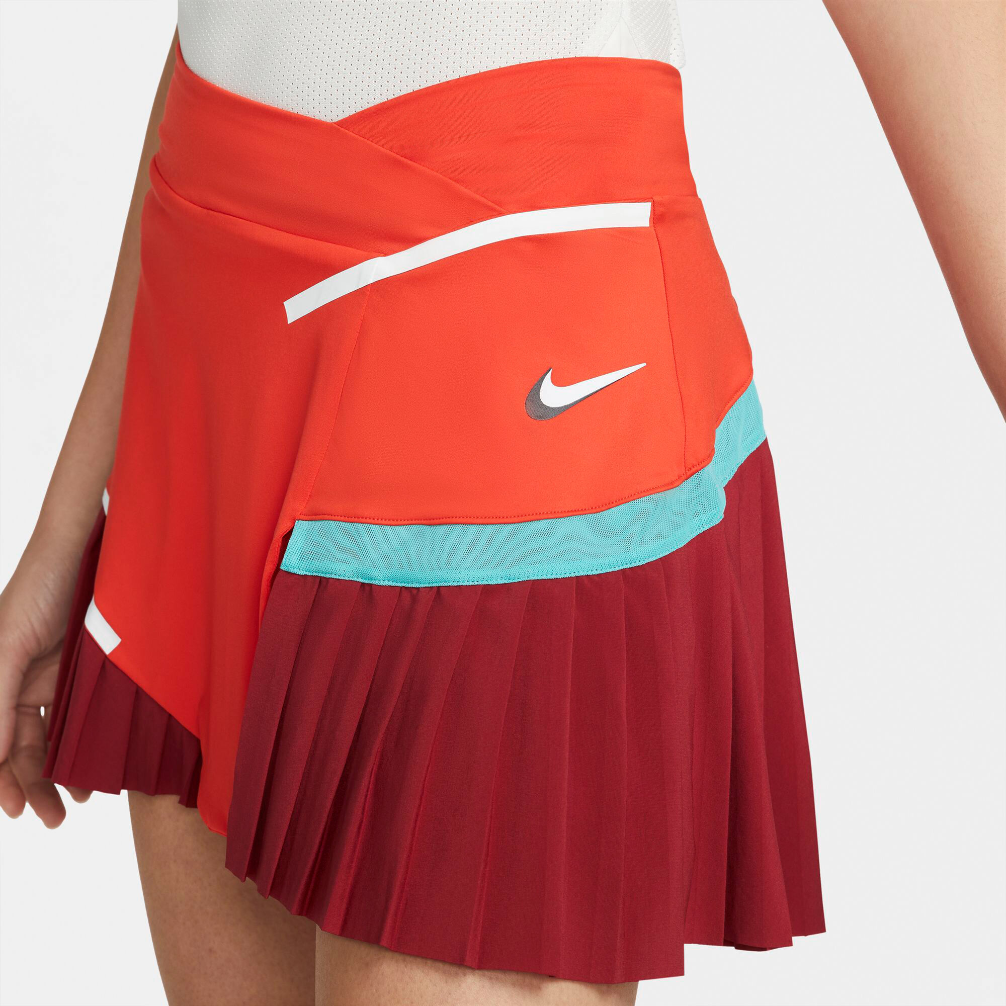 ROPA PADEL MUJER FALDA NIKE STRAIGHT COURT ROJO