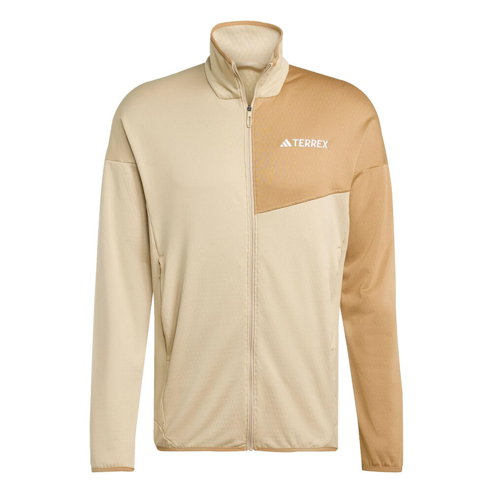 adidas Terrex XPR Light Fleece Chaqueta Para Correr Hombres-Crema