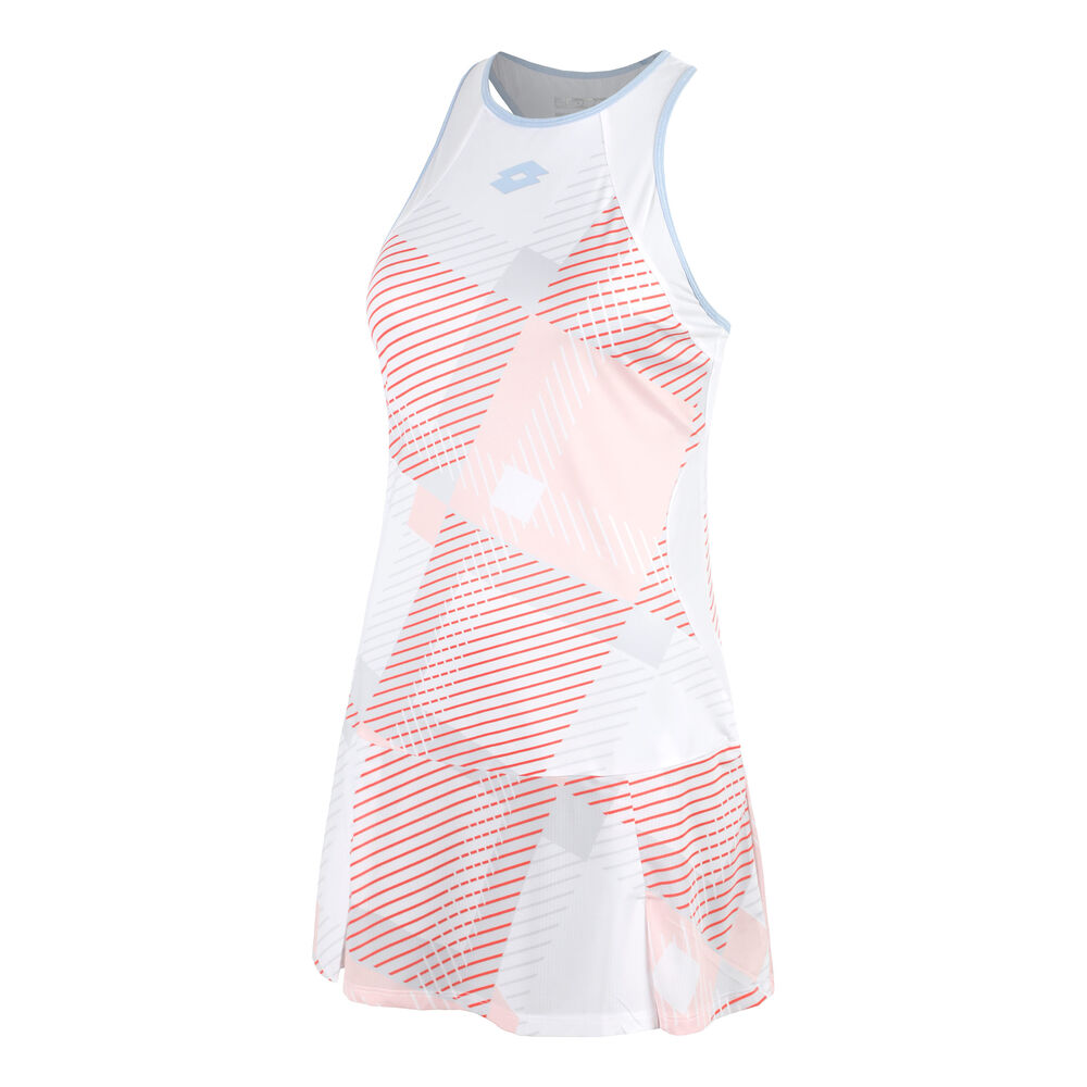 Lotto Tech IV D1 Vestido Mujeres - Rosa, Blanco