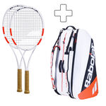 Pack Raqueta + Raquetero Babolat 2x Pure Strike 97 plus Schlägertasche
