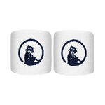 Ropa de tenis Quiet Please Quiet Please Short Cinta Para Sudor Pack De 2-Blanco,Azul Oscuro
