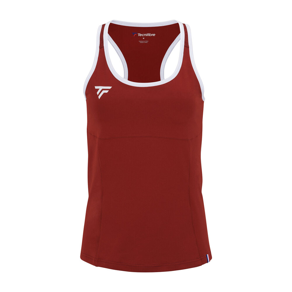 Tecnifibre Team Camiseta De Tirantes Mujeres - Rojo Oscuro