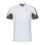 Ropa HEAD HEAD Club Tech 22 Polo Hombres - blanco, azul oscuro
