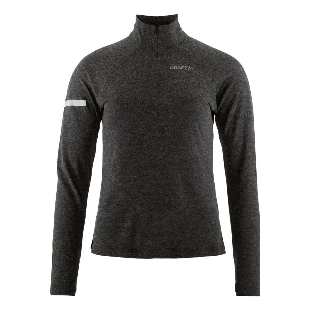 Craft ADV SUBZ Wool 3 Camiseta De Running Mujeres - Gris Oscuro