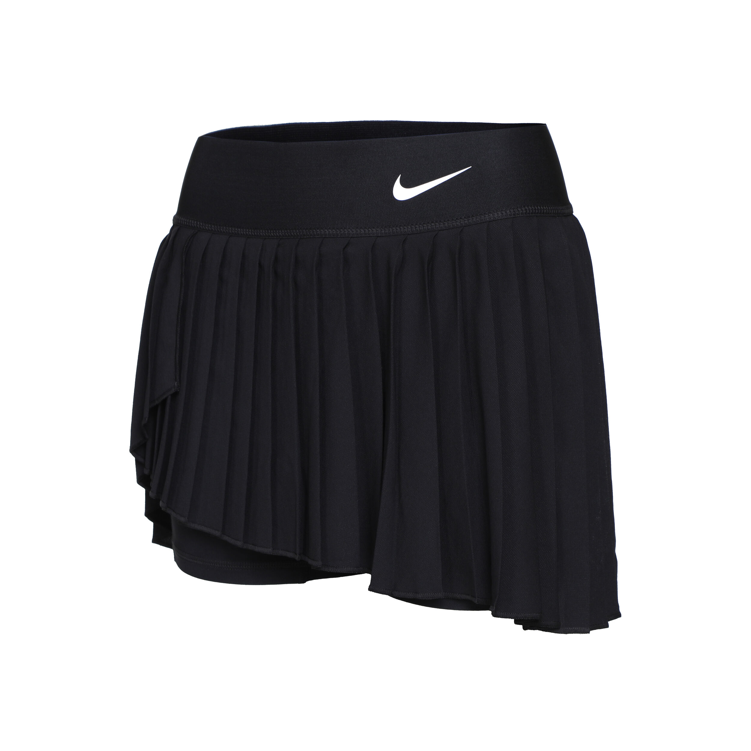 Buy Nike Court Dri Fit Advantage Pleated Falda Mujeres Negro Blanco online Tennis Point ES
