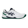 Gel-Dedicate 8 Zapatilla Tierra Batida Hombres-Blanco,Verde