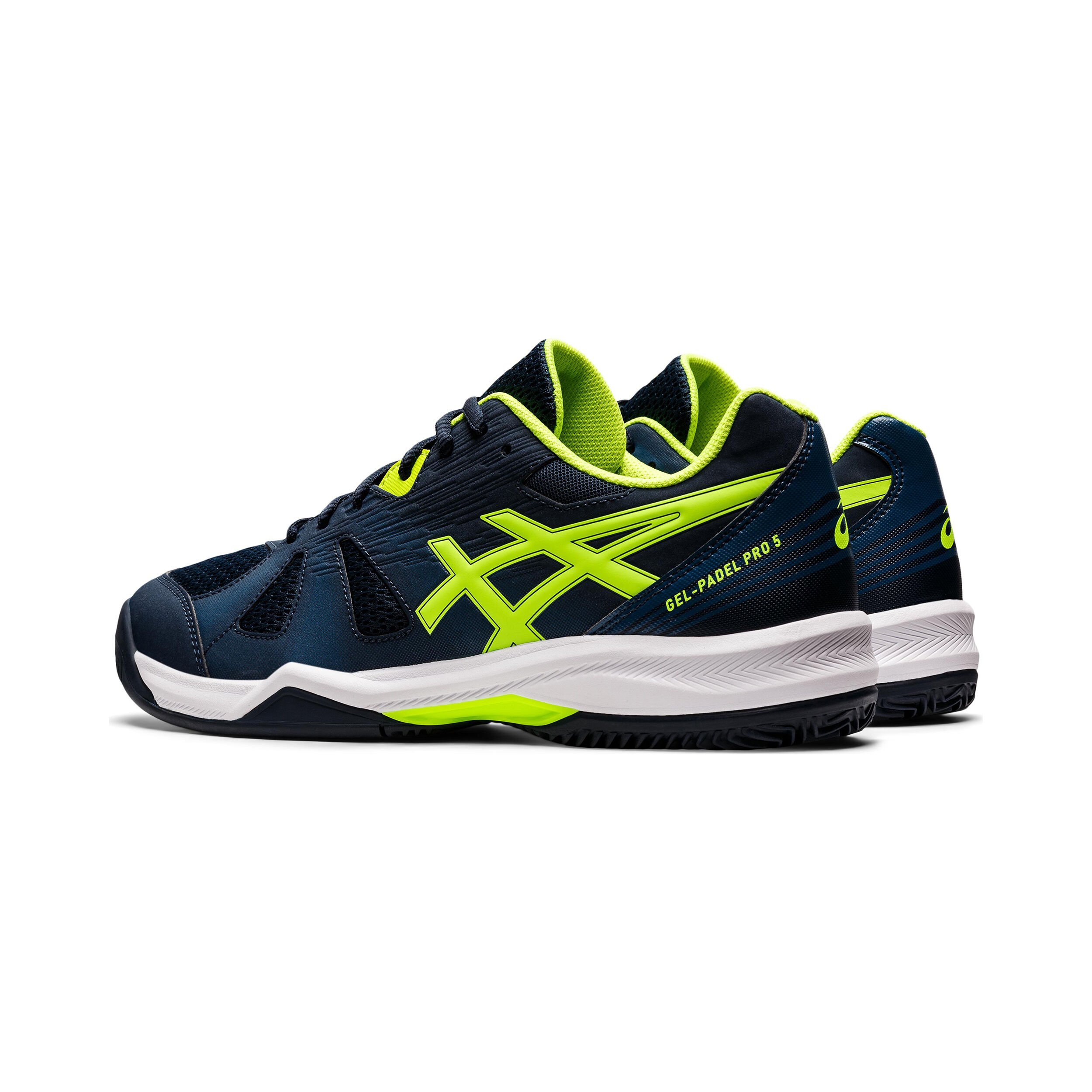 Gel Padel Pro 5 Zapatilla De P del Hombres Azul Verde