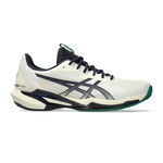 Zapatillas de tenis ASICS ASICS Solution Speed FF 3 Zapatilla Tierra Batida Hombres-Crema,Azul Oscuro