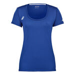 Ropa Babolat Babolat Play Cap Sleeve Camiseta De Manga Corta Mujeres-Azul