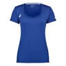 Play Cap Sleeve Camiseta De Manga Corta Mujeres-Azul