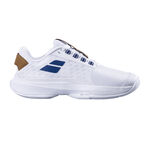 Zapatillas de tenis Babolat Babolat Jet Tere 2 Zapatilla Todas Las Superficies Mujeres-Blanco,Azul Oscuro