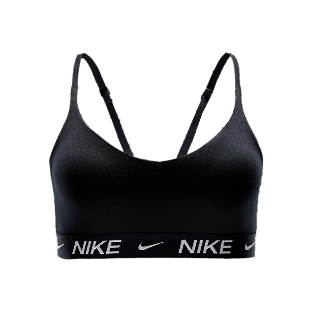 Nike Dri-Fit INDY LGT Support Sujetador Deportivo Mujeres-Negro,Negro