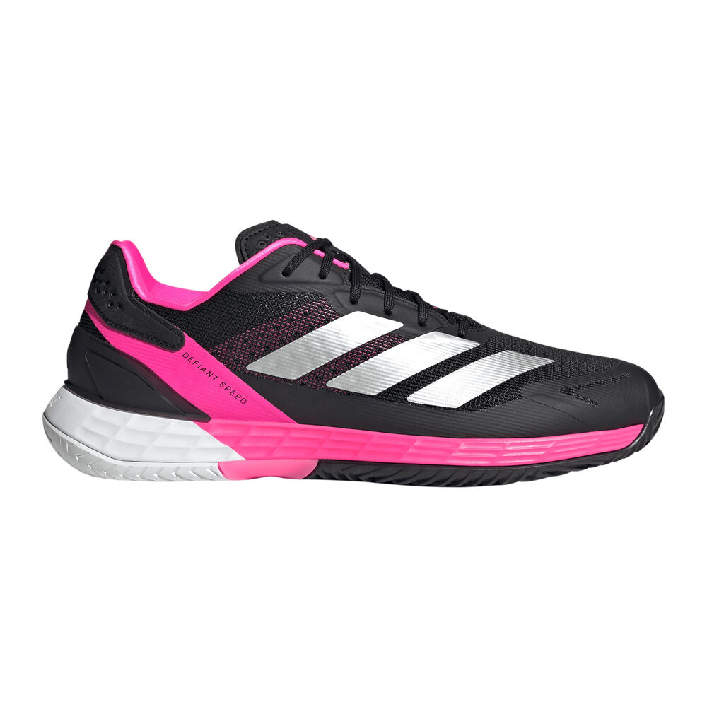 adidas Defiant Speed 2 Zapatilla Todas Las Superficies Hombres-Negro,Rosa
