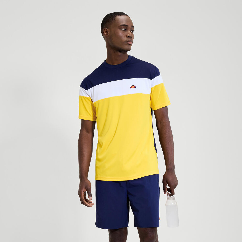 Ellesse Mendoza Camiseta De Manga Corta Hombres-Multicolor