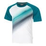 Topspin Camiseta de manga corta Hombres-verde oscuro, blanco
