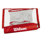 Equipo de entrenamiento Wilson Wilson EZ 10' Red De Tenis Recambio-Rojo,Negro