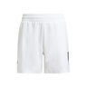 Club 3 Stripes 5in Shorts Chicos-Blanco