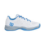 Zapatillas de tenis Wilson Wilson Rush Pro QL Carpet Zapatilla Para Pista Cubierta Niños-Blanco,Negro