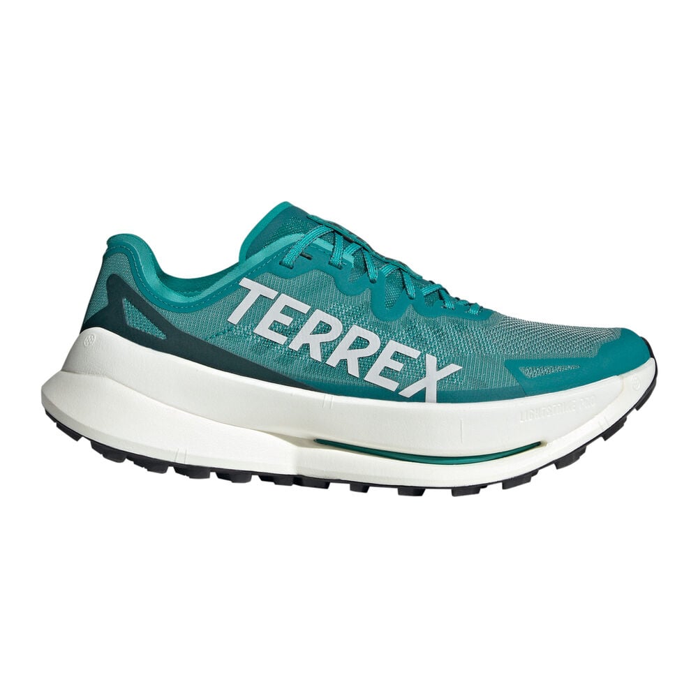 adidas Terrex Agravic Speed Ultra Zapatilla Trail Hombres-Verde,Gris