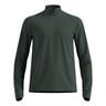Essential Thermal Midlayer 1/2 Zip Camiseta De Running Hombres-Oliva