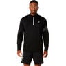 Icon 1/2 Zip Camiseta de running Hombres-negro, beige