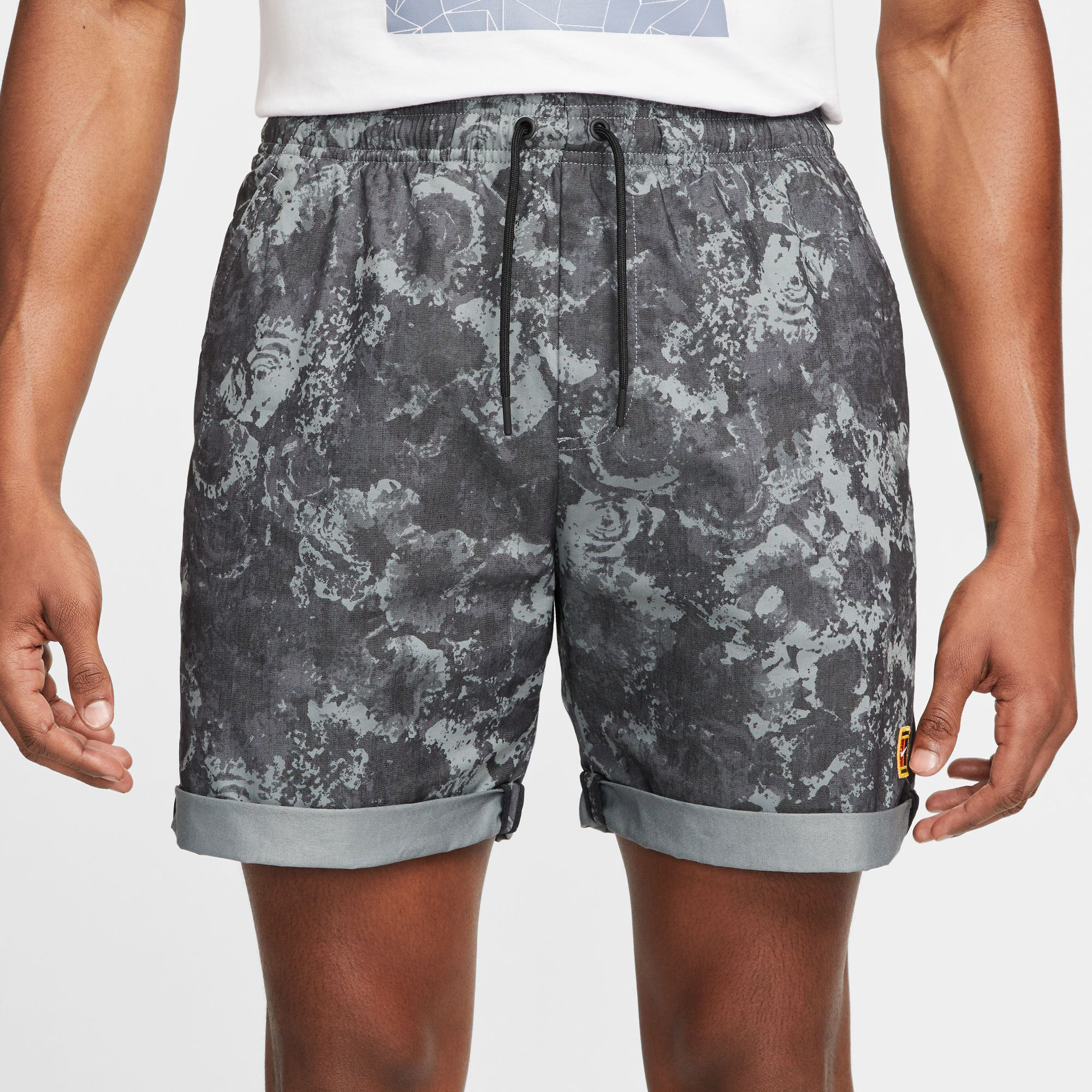 ROPA PADEL HOMBRE SHORT ADIDAS PRINTED NEGRO-GRIS