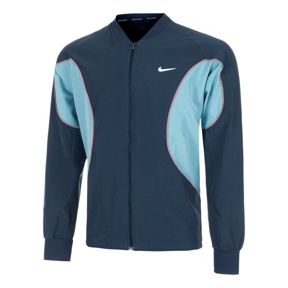 Nike Court Dri-Fit Advantage Chaqueta De Entrenamiento Hombres-Azul Oscuro,Azul Claro
