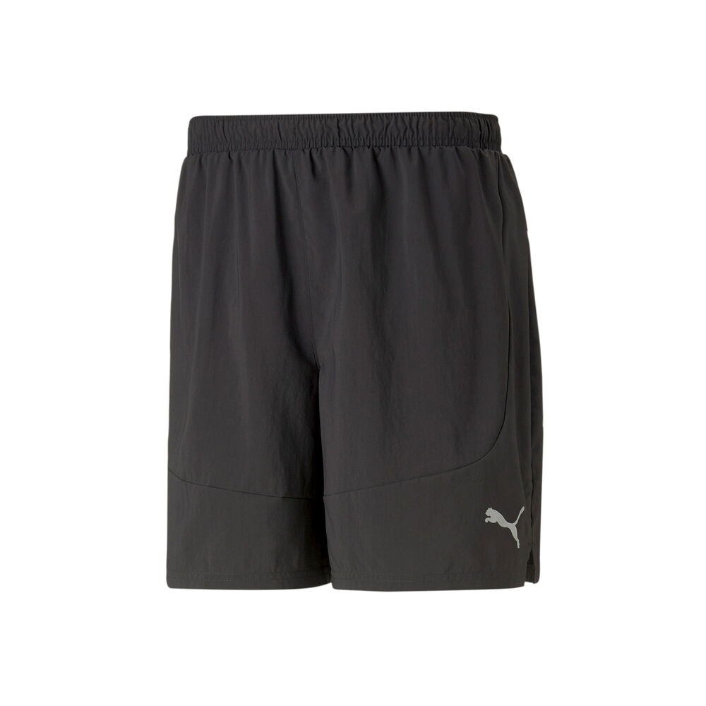 Puma Run Favorite Velocity 7in Session Shorts Hombres - Negro