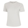 Road Camiseta De Running Mujeres-Crema