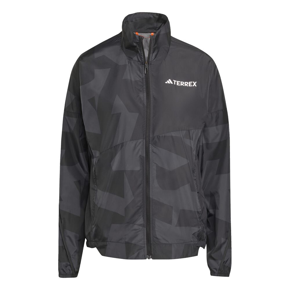 adidas Terrex MT Wind Chaqueta Para Correr Mujeres-Negro,Gris