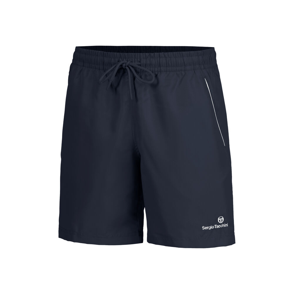 Sergio Tacchini Rob 21 Shorts Hombres - Azul Oscuro, Blanco