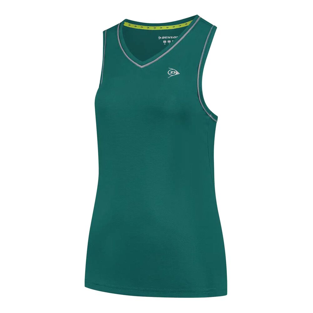 Dunlop Club Camiseta De Tirantes Mujeres - Verde Oscuro