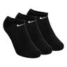Everyday Lightweight No Show Calcetines Deporte Pack De 3-Negro,Blanco