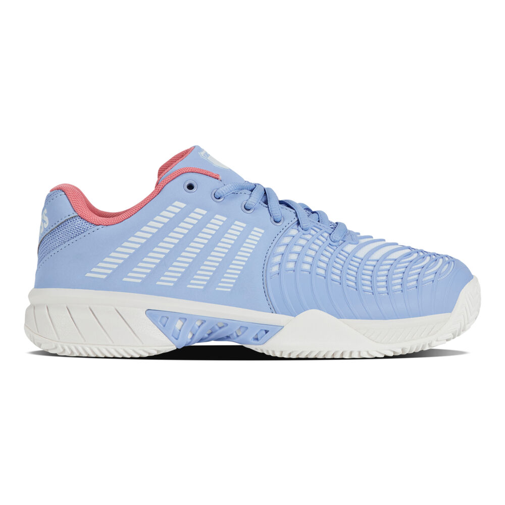 K-Swiss Express Light 3 CLAY Zapatilla Tierra Batida Mujeres - Azul Claro, Blanco