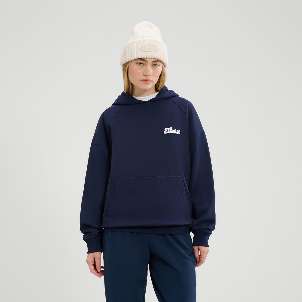 Ellesse Il Tiro Sudadera Con Capucha Mujeres-Azul Oscuro,Blanco