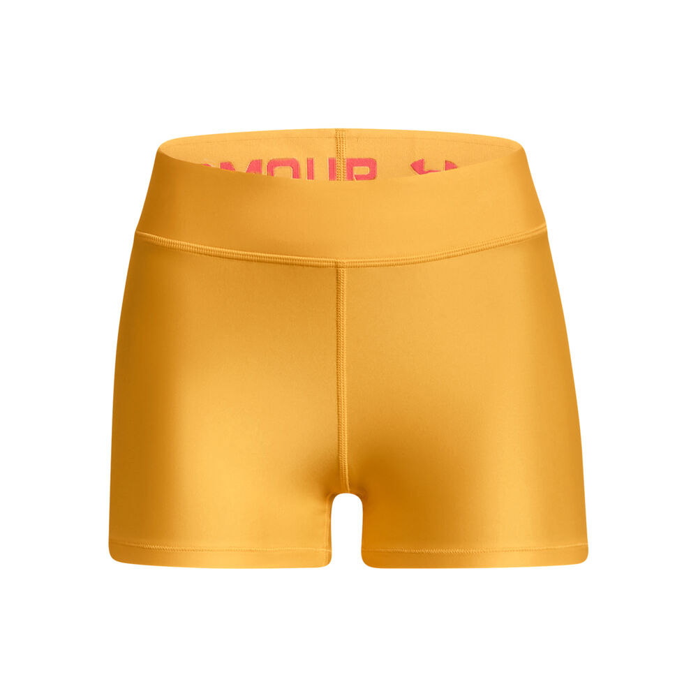 Under Armour Mid Rise Shorts con bolsillo para pelota Mujeres - amarillo oro,