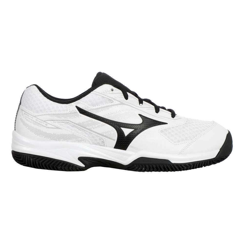 Mizuno Break Shot 5 Zapatilla Tierra Batida Hombres-Blanco,Negro