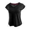 Tiara Camiseta De Manga Corta Mujeres-Negro,Blanco